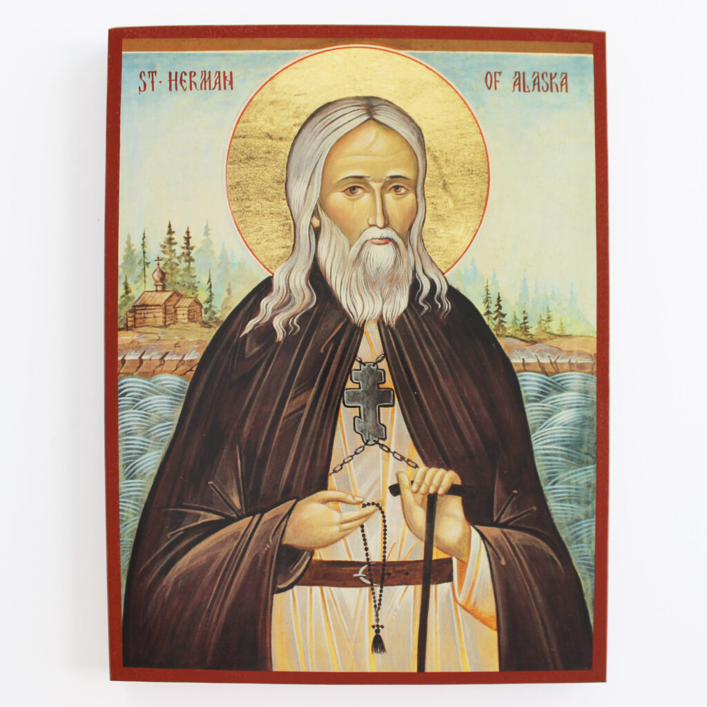 St Herman of Alaska Icons - Holy Archangel Candles