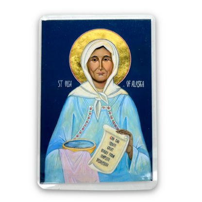 Matushka Olga of Alaska, Laminated Pocket Size Icon